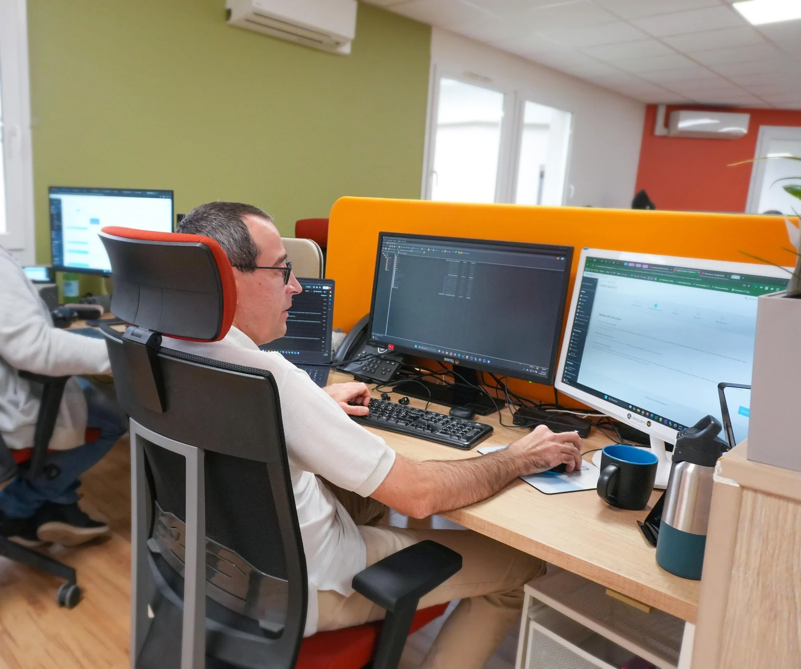 L’équipe BWA au travail