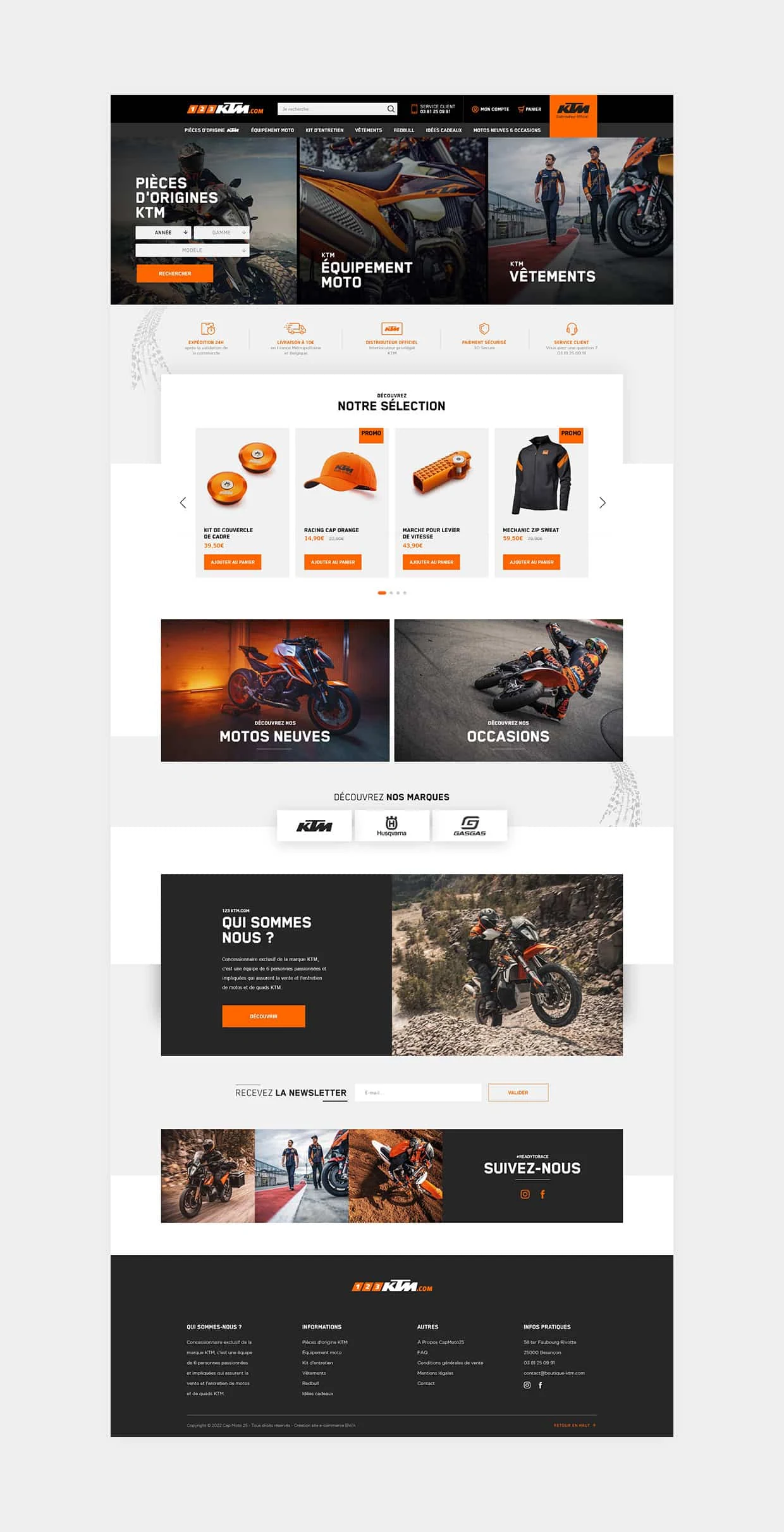 123 KTM — aperçu de la réalisation BWA